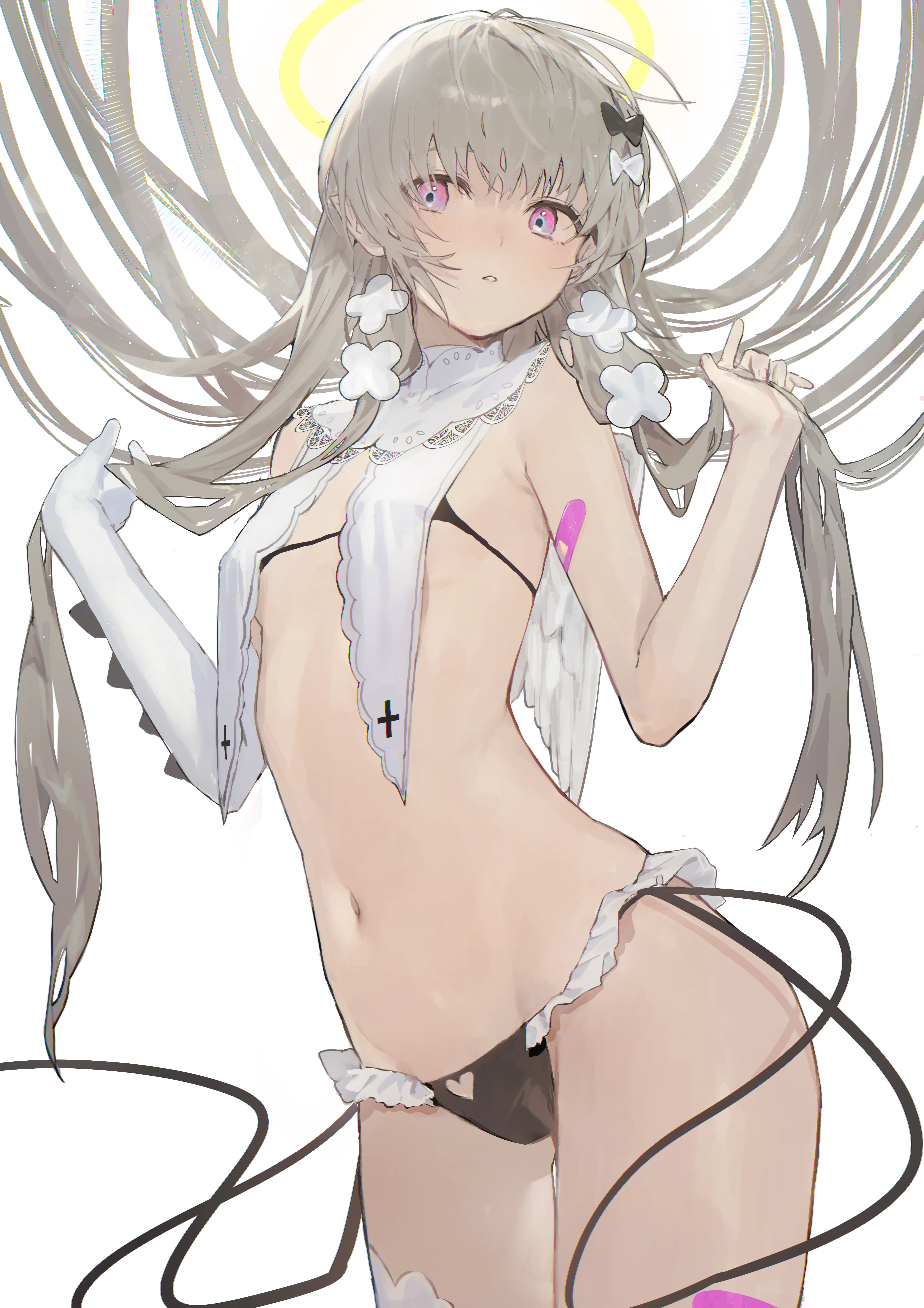 Front view of the original angel character